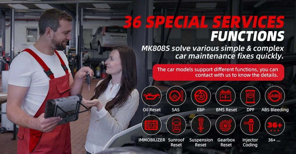 Diagnostic Tools Autel MK808S Car diagnosis Bi-Directional Control Automotive scanner IMMO Key Coding PK MX808S MK808BT PRO