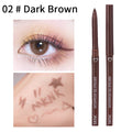 Delineador de ojos en gel, resistente al agua, suave, mate, negro y marrón, de secado rápido, de larga duración, no se desvanece. Maquillaje de ojos. 