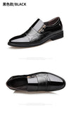 2025Men's Leather Shoes Sharp Pointed Outdoor Anti Slip Flat Fashion Business Zipper Footwear Casual Comfort Male Shoes