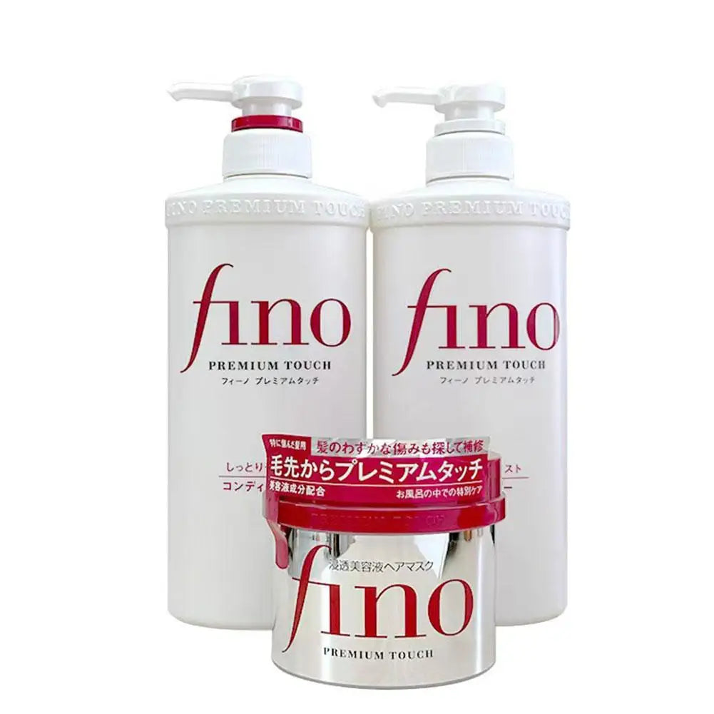 Fino Premium Touch Soaking Beauty Conditioner - Deep Repairing Dry Curly Damaged Hair Long-lasting Moisturizing Oil-controlled