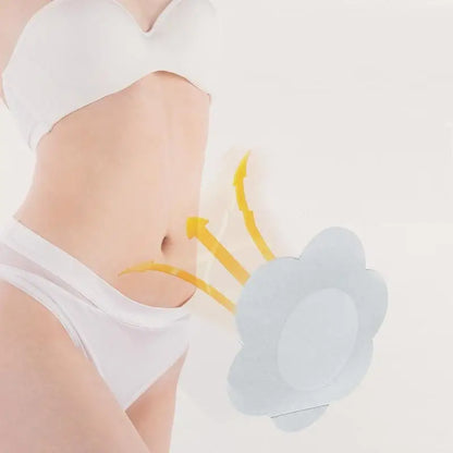 50pcs/Set Replacement Disposable Castor Oil Pack Self-Adhesive Adhesive Navel Stickers Seepage Resistant Belly Button Protectors