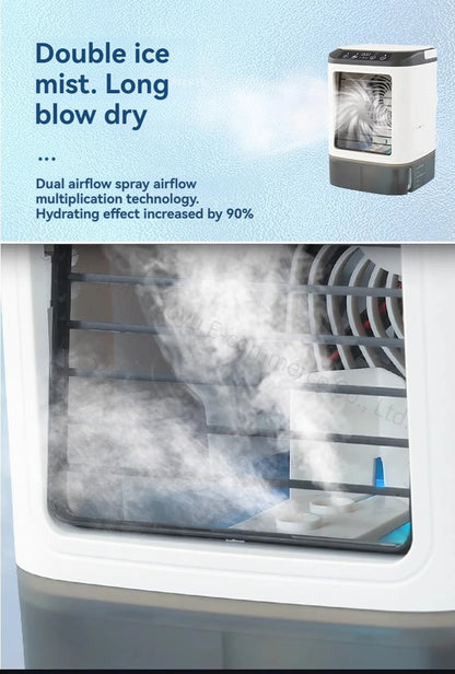 New Household Air-conditioning Fan, Mini Electric Fan in Dormitory, Small Air-conditioning Office, Small Movable Air Cooler