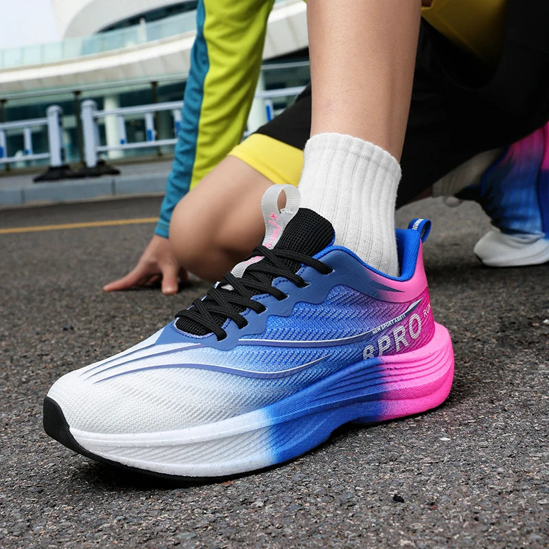 Couple Running Shoes Men Mesh Breathable Outdoor Sports Lightweight Flat Trendy Sneakers Original Tennis Shoes for Women