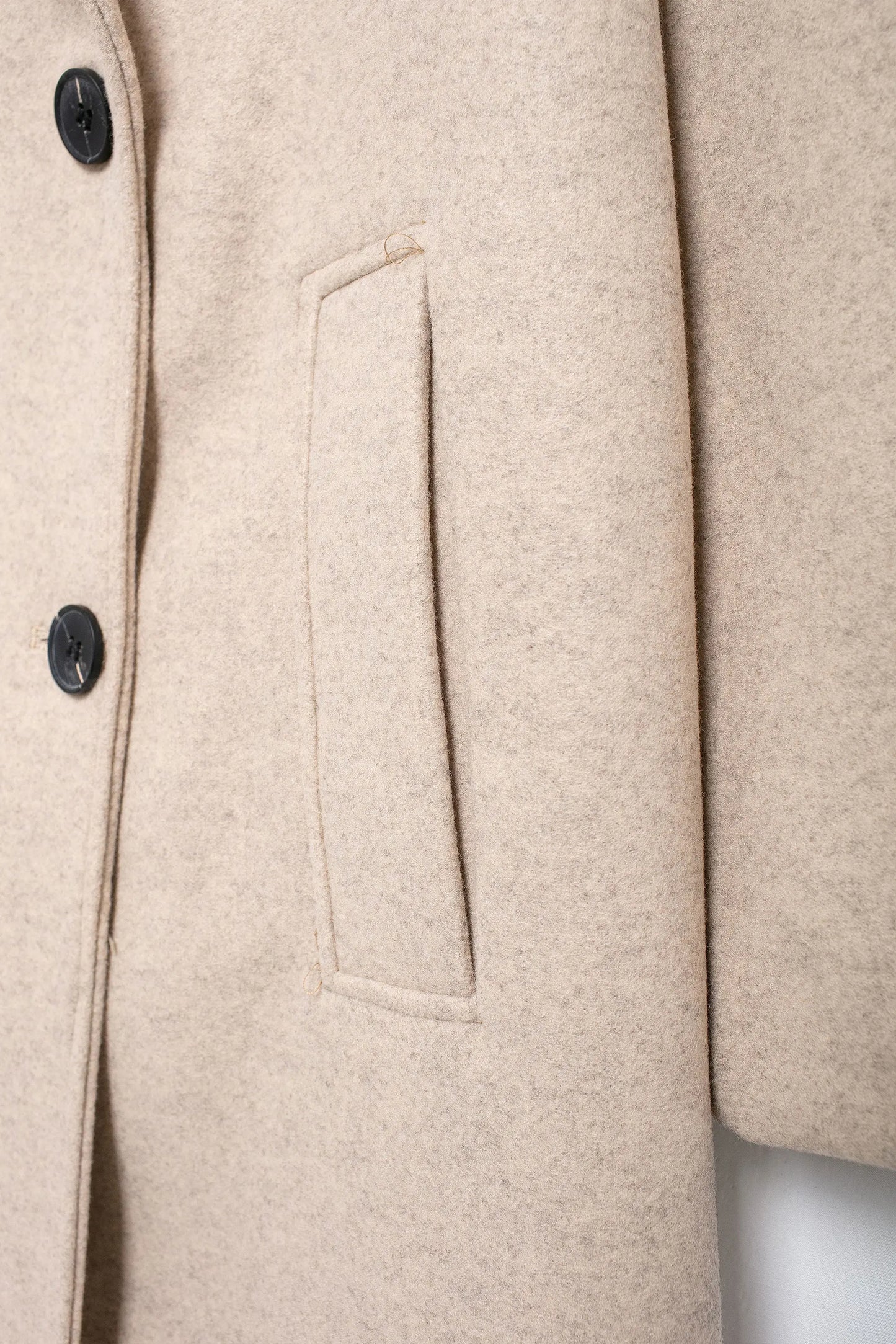 TRAFZA 2024 Autumn New Women Loose Coat Lapel Double Breasted Long Sleeve Jacket Winter Warm Thick Vintage Solid Trench Outwear