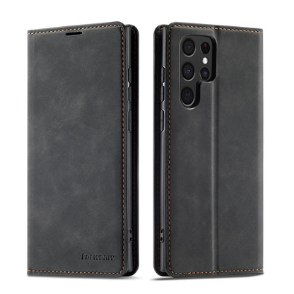 Wallet Magnetic Flip Card Slot Leather Case For Samsung Galaxy S24 Ultra S23 Plus S22 S21 S20FE A05s A14 A15 A34 A35 A53 A54 A55