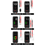 Multímetro EMF inteligente BSIDE S20/A10/A1, 9999 cuentas, recargable, monitor de radiación, voltímetro CA/CC, ohmímetro, prueba