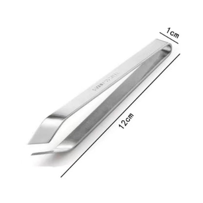 1 pinza de acero inoxidable 430 para espinas de pescado, pinza extractora, pinza para desplumar espinas de pescado, utensilios de cocina.