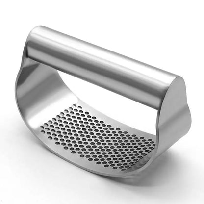 Prensa de ajo de acero inoxidable, picadora manual, herramientas curvas para picar frutas y verduras, utensilios de cocina
