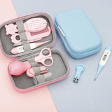8pcs/Set Nail Clippers Baby Care Soft Comb Brush Care Combination Hair Comb Grooming Brush Set Nail Trimmer Tool Kit Healthcare