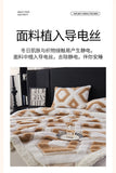 Flannel Warmth Autumn Winter Blanket Keep Warm Comfortable Jacquard King Size Blankets Skin Friendly Geometric Nap Comforter