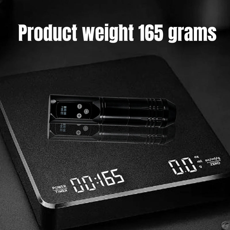 Wireless tattoo pen tattoo machine Motor Stroke 4mm LED 4 gears adjustable Suitable for novice tattoo artists tattoo supplies