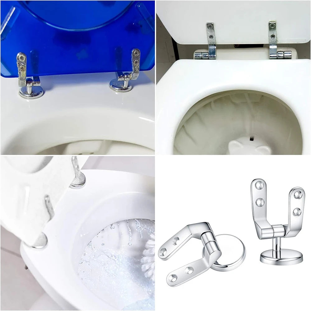 O-Shaped Toilet Seat Slow Close Quiet Lid Thickened Durable for Both Adults Children Universal Bathroom Accessories