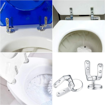 O-Shaped Toilet Seat Slow Close Quiet Lid Thickened Durable for Both Adults Children Universal Bathroom Accessories