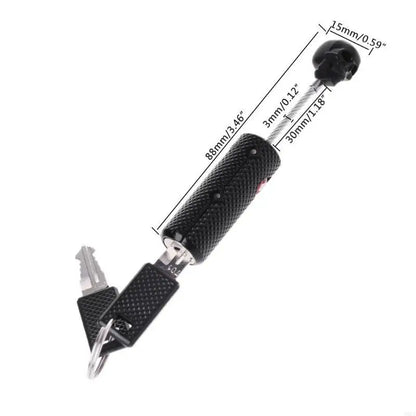 50LE TSA Safe Travel Baggage Luggage Suitcase Lock Padlock With for Key Travel 2 Colo