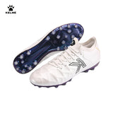 Botas de fútbol KELME MG de piel de becerro para césped artificial, antideslizantes, con amortiguación y entrenamiento, ZX80121058