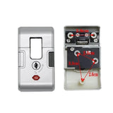 Portable Black Silver Luggage Password Lock Replacement Anti-Theft Suitcase Lock Buckle Security Tool Lock Catch Security Padlock