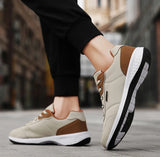 New Balance Men's Leather Shoes Sneaker Trend Sport Shoes Breathable Men's Sneakers Non-slip Footwear Holiday Shoes for Men