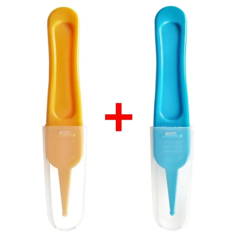 Pinzas para limpiar la nariz del bebé, herramienta segura para limpiar el ombligo, la nariz y los oídos del bebé, pinzas para mocos, eliminación de mocos, suministros de limpieza para recién nacidos