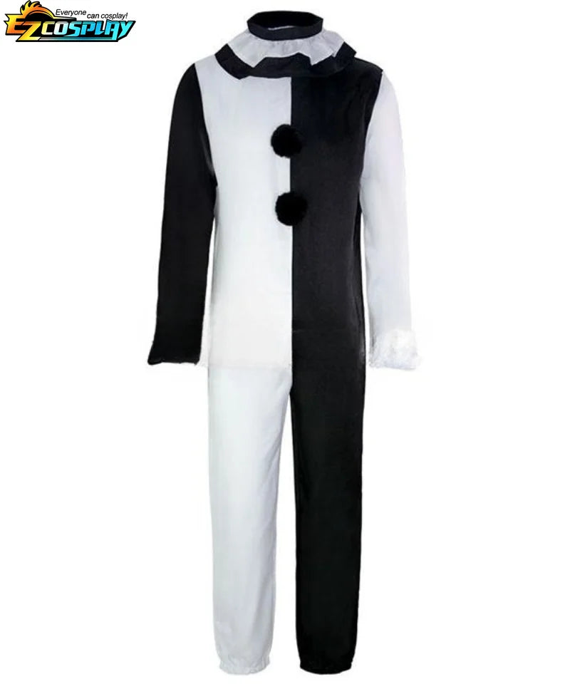 Art The Clown Cosplay Película Terrorifier 2 Art The Clown Cosplay Disfraz Mono Máscara Disfraces de Halloween Máscara para hombres y mujeres
