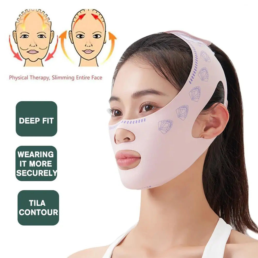 1PCS Chin Cheek Slimming Bandage V Shaper V Line Lifting Mask Face Lifting Anti Wrinkle Strap Band Sleeping Mask Beauty Care