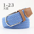 Stretch Woven Belt Unisex Canvas Belts Fashion Casual Student Belt Women Cinturon Male Waistband 105cm