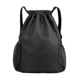 Men Women Sports Backpack, Drawstring Gym Backpack with Side Mesh Pockets, Waterproof Workout Backpack for Basketball Soccer Swi
