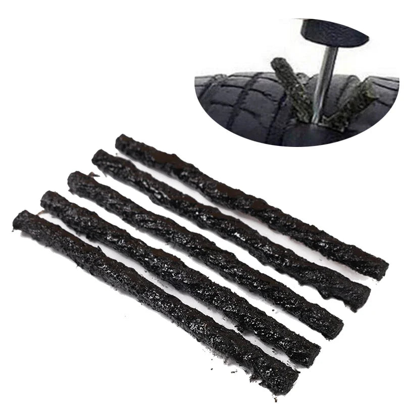 Tubeless Tire Repair Strips Car Motorcycle Bike Tyre Puncture Repairing Plug Seal Tools Rubber Strip Tires Repair Tool