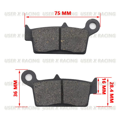 USER-X Universal motorcycle disc brake pad Brakes Front Rear Disc Brake Pads block Shoes scooter VICTORIA blade rg125 honda 145