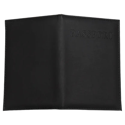 Fashion Women Men Passport Cover Pu Leather Solid color Travel ID Credit Card Passport Holder Packet Wallet Purse Bags Pouch