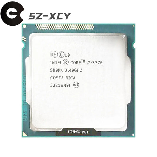 Procesador Intel Core i7-3770 i7 3770 de cuatro núcleos y ocho subprocesos a 3,4 GHz, 8 MB, 77 W, LGA 1155