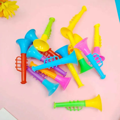 10-30PC Double Section Trumpet Musical Instruments Kids Birthday Baby Shower Carnival Party Favors Easter Gift Bag Pinata Filler