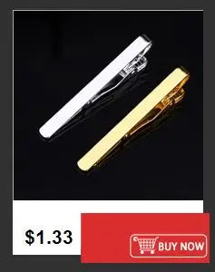 New Metal Silver Color Tie Clip For Men Wedding Necktie Tie Clasp Clip Gentleman Ties Bar Crystal Tie Pin For Men's Accessories