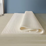 Natural Latex Mattress Topper Natural Rubber Mattress Home Dormitory Soft Cushion Mat Queen Size Medium Firmness Bed Pad Durable