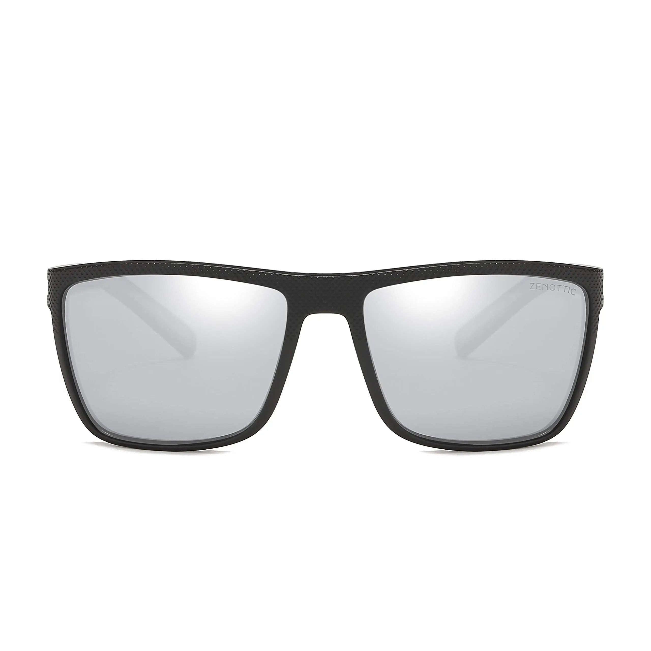 ZENOTTIC Polarized Sunglasses for Men Shades Lightweight TR90 Frame UV400 Protection Square Outdoor Travel Driving Sun Glasses