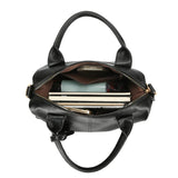 Genuine Brand Soft Leather Shoulder Bag For Women Casual Tote Bag Female Solid Color Purse Simple Design Handbag Commuting Sac