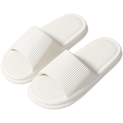 Fashion Men's Women's Sandals Anti-Slip Wear-Resistant EVA Thick Sole Comfortable Home Slippers Bathroom Bath Flip-Flops