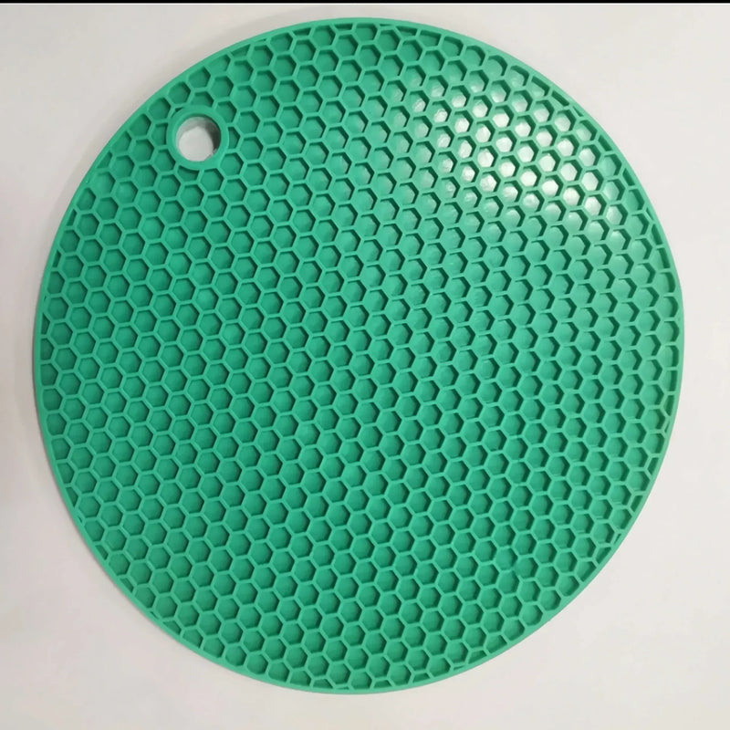 xgnvpy Silicone Mat Coaster Food Grade Non-slip Placemat Table Protection Kitchen Accessory Gadget Round Cup Mat