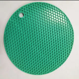 xgnvpy Silicone Mat Coaster Food Grade Non-slip Placemat Table Protection Kitchen Accessory Gadget Round Cup Mat