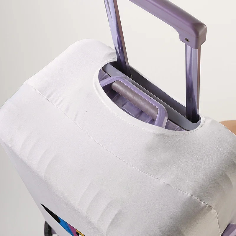 Dog pattern luggage protection cover, suitable for 18-32 inch luggage covers, luggage handle gloves, travel accessories
