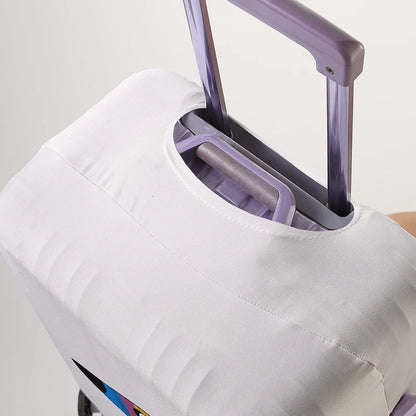 Dog pattern luggage protection cover, suitable for 18-32 inch luggage covers, luggage handle gloves, travel accessories