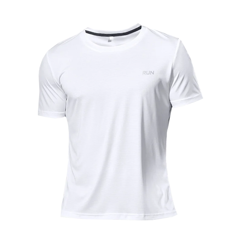 Long and Short-Sleeved T-Shirt Fitness Sports Tops Morning Running Ice Silk Quick Dry Outdoor Mountaineering Gym Clothing Men