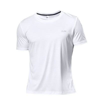 Long and Short-Sleeved T-Shirt Fitness Sports Tops Morning Running Ice Silk Quick Dry Outdoor Mountaineering Gym Clothing Men