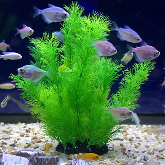 Aquarium Plants Ornaments Plastic Simulation Artificial Water Grass Fish Tank Decoration Accessories