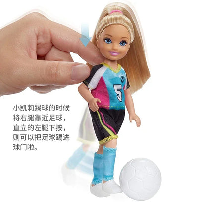 Genuine Soccer Club Barbie Dolls Accessories with Clothes Toys for Children Girls Sport Gift Boneca Lovely Baby Toys Cartoon