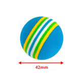 20pcs Golf Balls Light Rainbow Ball Range Ball 42mm Diameter Red Blue Yellow 3 Colors Pracitce Sports Ball Indoor Outdoor