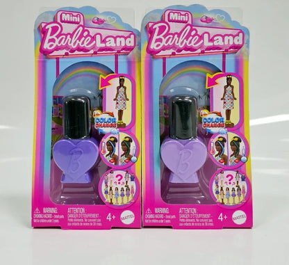 Barbie Color Reveal Mini Fashion Doll with Nail Polish Shell Accessories and Changeable Outfits Micro Dolls Toys Gift for Girls
