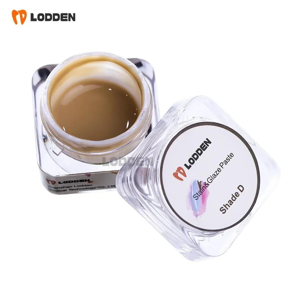 Dental Glaze Paste Diluent Liquid Refreshing Liquid Stain and Glazing Paste Kits for Zirconia Dental Lab Cad Cam Material Lodden