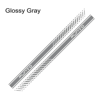2pcs Car Long Side Stripes Stickers DIY Auto Vinyl Film Decals For FIAT Punto DIY Automobiles Decoration Car Tuning Accessories