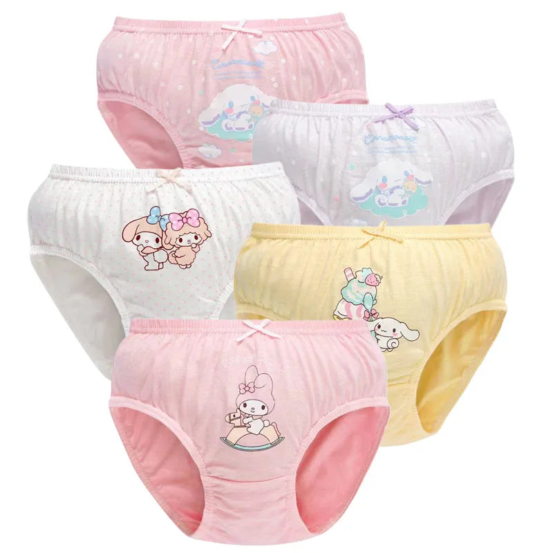 5 paquetes/caja de ropa interior para niños, bragas triangulares de algodón suave con dibujos de Mickey, transpirables, caja de regalo.