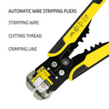 Pelacables multifuncional, alicates de crimpado, alicates de pelado rápido, herramienta eléctrica para pelar cables.